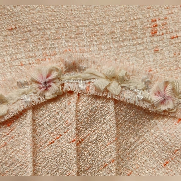 COPY - Pink Tweed Like Skirt by Nipon Boutique - Picture 2 of 3